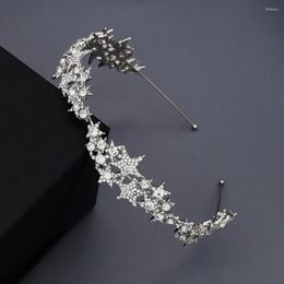 Pinces à cheveux étoile coréenne mariée mariage filles accessoires diadèmes couronne accessoires Para El Cabello Diadema Coroa De Noiva princesse