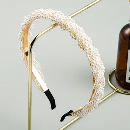 Clips de cheveux Version coréenne du bandeau de perle à la mode pour filles Super Fairy Forest Style polyvalent et minimaliste