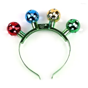 Pinces à cheveux LED ampoule de noël bandeaux chapeaux cerceau pour casque déguisement fournitures de fête