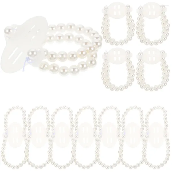 Pinces à cheveux en perles, Corsages pour Bracelet de mariée, bandes élastiques, fournitures de Bracelets en perles