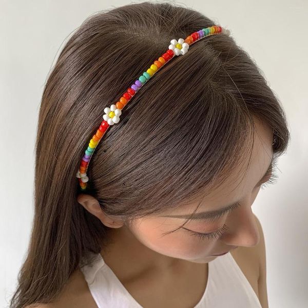 Pinzas para el cabello juguetonas, lindas y dulces, estilo festivo, pequeñas y frescas, diadema de margaritas, adornos de flores para mujeres, joyería para el cabello para estudiantes