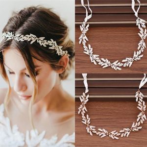 Pinces à cheveux strass cristal feuille bandeau diadème bandeau pour femmes mariée fête mariage accessoires de mariée bijoux bande cadeau
