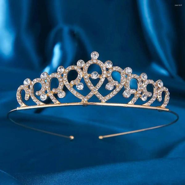 Clips de cheveux s femmes Sweet Wind Princess Tiara Birthday Party Crown