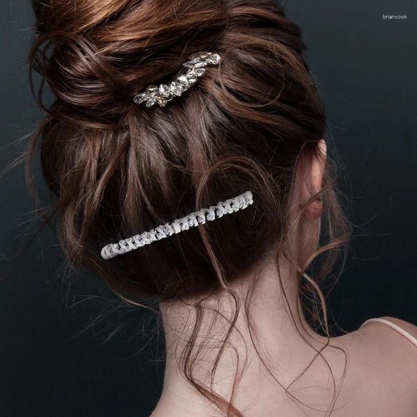 Pinces à cheveux, peignes latéraux, peigne français, dents droites, épingles à cheveux, accessoires pour voile de mariage, couvre-chef