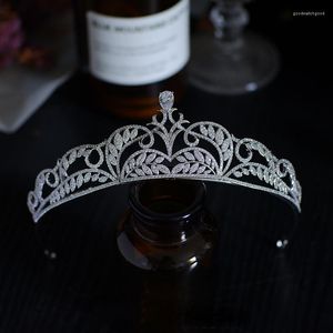 Pinces à cheveux diadèmes étincelants couronnes pour les mariées Zircon cristal mariage bandeaux accessoires de mariée coiffes