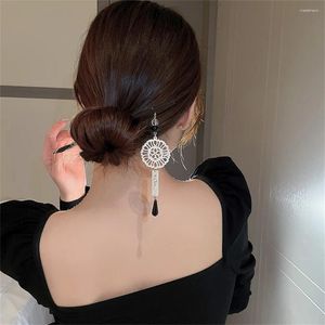 Pinces à cheveux bâton filles en bois ventilateur gland style épingle à cheveux vêtements chinois accessoires bois matériaux baguettes H9