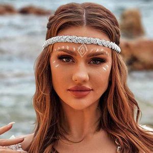 Stonefans – pinces à cheveux en cristal strass, bijoux front pour femmes, accessoires scintillants, couvre-chef de mariage