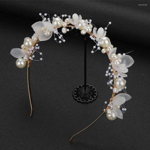 Pinces à cheveux Super fée mariée accessoires fleur perles bandeaux bandeaux pour femmes filles perles chapeaux Noiva bijoux ornements