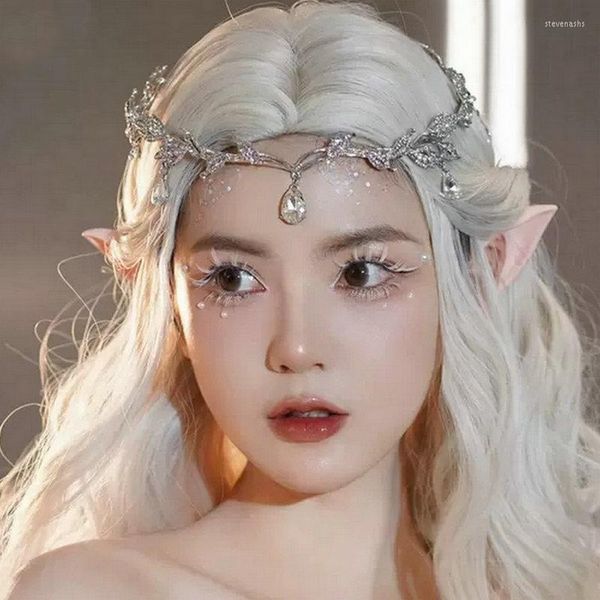 Pinces à cheveux Super fée couronne coiffure princesse sourcil pendentif front ornements mariée accessoires robe Halloween