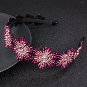 Pinces à cheveux doux mignon soleil fleur tête porter bandeau de luxe pour femmes strass antidérapant frontière fille épingle à cheveux fantaisie accessoires cadeau