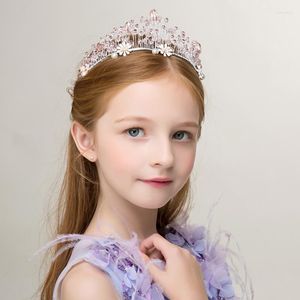 Pinces à cheveux TB034 fille princesse casque couronne cristal strass marguerite fleur-fille coiffure enfant mer Pageant anniversaire accessoires