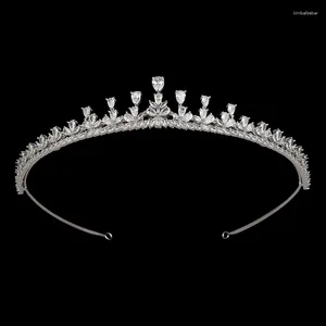 Clips de cheveux Tiaras and Crown Hadiyana Crystal Femmes brillantes Girls Splendide Zirconia Bcy6018 ACCESSOIRES DE RABLE