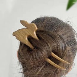 Pinces à cheveux bâtons de Style chinois traditionnel pour femmes, épingle à cheveux en bois, accessoires de tête, baguettes pour coiffure Vintage ML