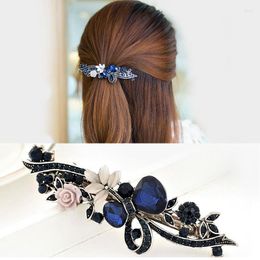 Pinces à cheveux divers Styles rétro accessoires Barrettes pour femmes cristal papillon paon résine fleur Clip Hearwear