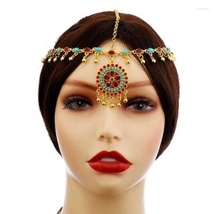Pinces à cheveux Vintage bohème cristal strass bandeau bijoux pour femmes Style ethnique bande mariée mariage accessoires