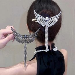 Coix de cheveux vintage dames chain de papillon tassel coréen ruine épingles à cheveux torsion clip crabe femme accessoires couches
