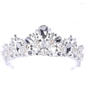 Pinzas para el cabello, accesorios de boda, diadema nupcial de vid, Tiaras de cristal y coronas, decoración de pieza para la cabeza