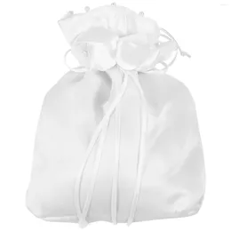 Clips de cheveux sacs à main de mariage portefeuilles habillent les sacs à main pour les mariages de bal des femmes en tissu formel argent décoratif miss mariée