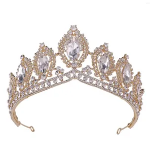 Pinzas para el cabello, Tiara de boda, corona semicircular, adornos para desfile con diamantes de imitación deslumbrantes para baile de máscaras, banquete, Cosplay