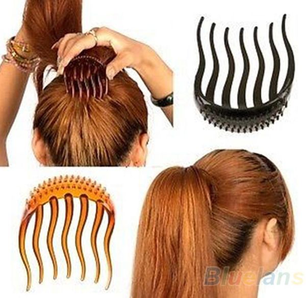 Clips de cheveux entiers Bump It Up Volume Inserts for Ponytail Bouffant Styles Comb 8FV28338153