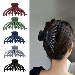 Pinces à cheveux femmes filles en plastique poulpe épingle à cheveux chapeaux grande taille Barrette mode ornement adolescent