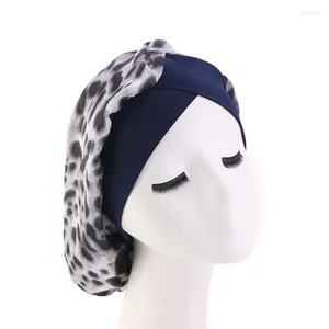 Pinces à cheveux en Satin pour femmes, Bonnet de nuit, couvre-tête en soie, large bande élastique, casquettes de chimio, Hijab, Turbante, bijoux de style