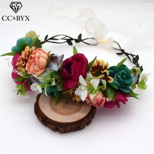 Pinces à cheveux couronne de fleurs diadème, accessoires de mariage faits à la main pour femmes de mariée, couronnes de plage, vêtements de plage en forme de feuille, bricolage At63