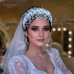 Clips de cheveux youlapan perles femme bandeau à la main arbitraire de mariée accessoires de mariage dans la mariée
