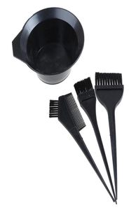 Kit de herramientas para teñir el cabello, cuenco para tinte, peine, cepillos, herramientas para teñir el cabello, salón de peluquería, tinte, herramienta DIY 1338262