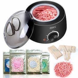 Haarkleur mengkommen 200cc Wasverwarming Warmer verwijderingsmachine voor handvoet body spa epilator paraffin pot wasbonen houten sticks 231115