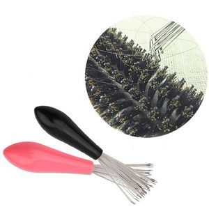 Nettoyeur de peigne à cheveux Poignée en plastique Brosse de nettoyage Remover Outils de beauté intégrés Produits de nettoyage Fournitures de nettoyage H23-18