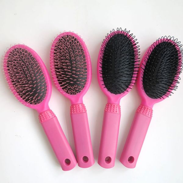Peigne à cheveux peigne boucles extensions de cheveux humains outils pour perruques trame boucles de boucle de maquillage couleur rose grande taille