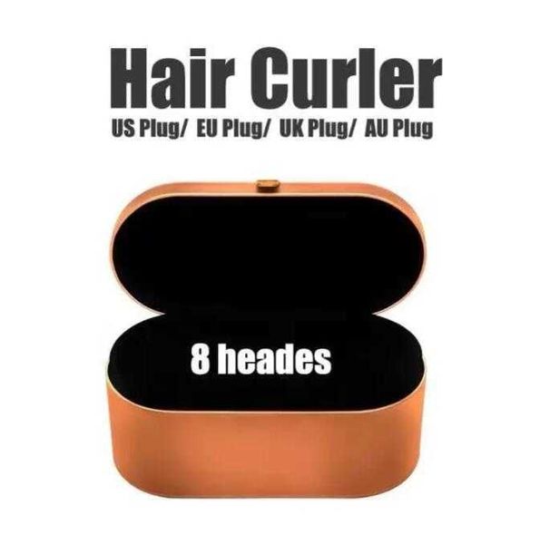 Rizadores de cabello Alisadores Azul Oro Rosa Dispositivo de peinado multifunción Secador Rizador automático Caja de regalo para rizadores de cabello ásperos y normales 2021 0918