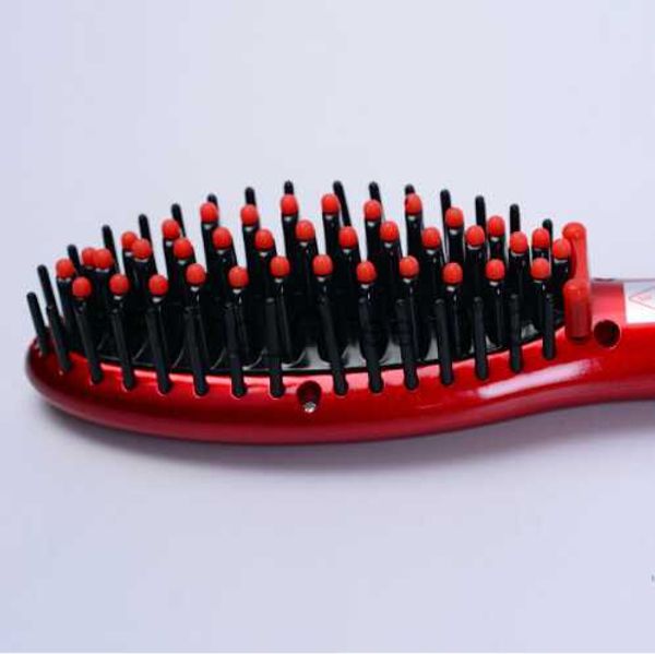 Bigoudis lisseurs brosse rapide lisseur peigne électrique brosse peigne fers Auto droite livraison gratuite 0918