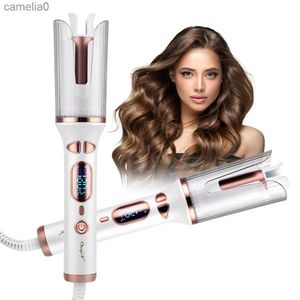 Currulers lisser les lisseurs CKEYIN 25 mm coiffure automatique Curler Céramique chauffage rapide fer 14 niveaux de température professionnelle outils de style professionnell231222