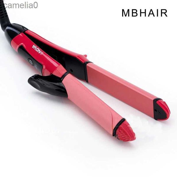 Errendor de rizadores de cabello Mbhair Linterizador de cabello Cerámico rizado de hierro y nano titanio Cerámico Wand Wand Rucles de hierro Free Shippl231222