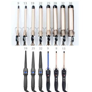 Cheveux Bigoudis Lisseur Nouvelle Arrivée professionnel 19mm fer à friser Cheveux waver Poire Fleur Cone électrique curling baguette rouleau outils de coiffage T220916