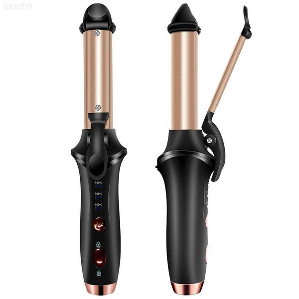 Rizadores de cabello Alisadores Rizador inalámbrico USB Recargable Rizador de cabello Cerámica Waver Curler Herramientas de peinado Protable Travel Hair Curling Wand L230916