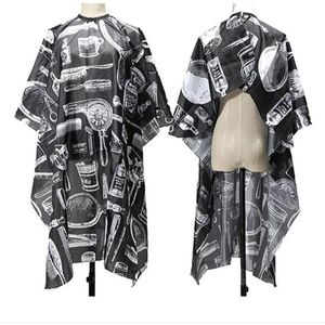 Hair Cutting Aprons Cape Pro Salon Hairdressing Hairdresser Cloth Gown Barber Black Waterproof Hairdresser Apron Haircut Capes zxfhy5