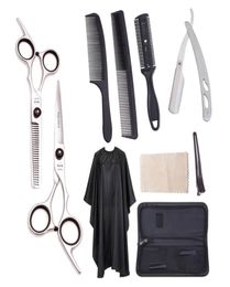 Haarknipschaarset 6quot JP 440C Nagelschaar BarberShop Kappersschaar Scheermes Professionele haarschaar Schoonheid4529293