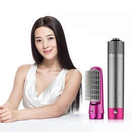 Cepillo de secador de cabello 7 en 1 Cepillo para soplador de cabello Air estilista de aire One Step Hair Showing Showing Secador de cabello Auto Curling Iron 240411
