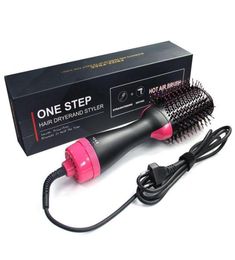 Peigne multifonctionnel pour sèche-cheveux, peigne à air à anions infrarouges intégré, pour boucler les cheveux lisses, style 4785170