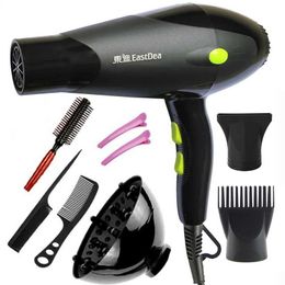 Haardrogers 110V 220V Professionele haardroger Krachtige kapper Salon Styling Tool Hot and Cold Air 5-Speed Electric Hair Dryer Q240522