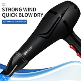 Haardrogers 2200W Home Dryer High Power Professional Cutting Tool Anion Travel Electric Nieuw Q240429