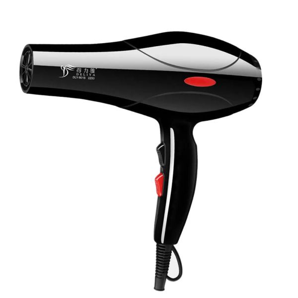 Sèche-cheveux 2200W Sèche-cheveux à ions négatifs Professionnel Blue Light Anion Blow Salon Sèche-cheveux 2 vitesses 3 réglages de chaleur 230828 Drop De Dhpyn