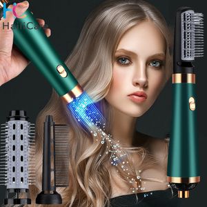 Haardrogers 3 IN 1 Droger Air Brush 1200 w Curler Stijltang Kam Krullen Een Stap Styling Tools Elektrische Ion 230904