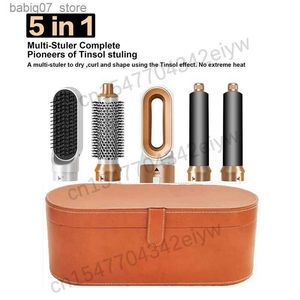 Haardrogers 5-in-1 föhn set professionele krultang stijltang styling tool gebruikt Q240306