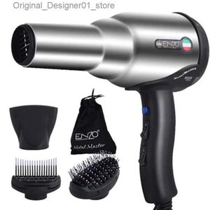 Sèche-cheveux 8000W puissant sèche-cheveux professionnel sèche-cheveux brosse moteur à courant alternatif tout en métal fort vent sèche-cheveux avec peigne outils de coiffure Q240131