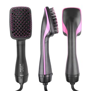 Sèche-cheveux Air Peigne Sèche-Brosse Souffleur Électrique Coup Redresseur Sèche-Cheveux Professionnel Lissage Brosse À Cheveux Styling Outil 230807