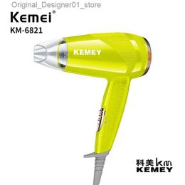 Sèche-cheveux meilleur sèche-cheveux électrique professionnel Kemey Km-6821 pas cher génération d'énergie sèche-cheveux sèche-chapeau Q240131